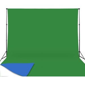 Muslin Backdrop Background 6ftx9ft For Photography Or TV Blue Green